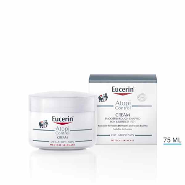 Eucerin AtopiControl Omega 12% Крем 75 мл Хигиена & Убавина Kiwi.mk
