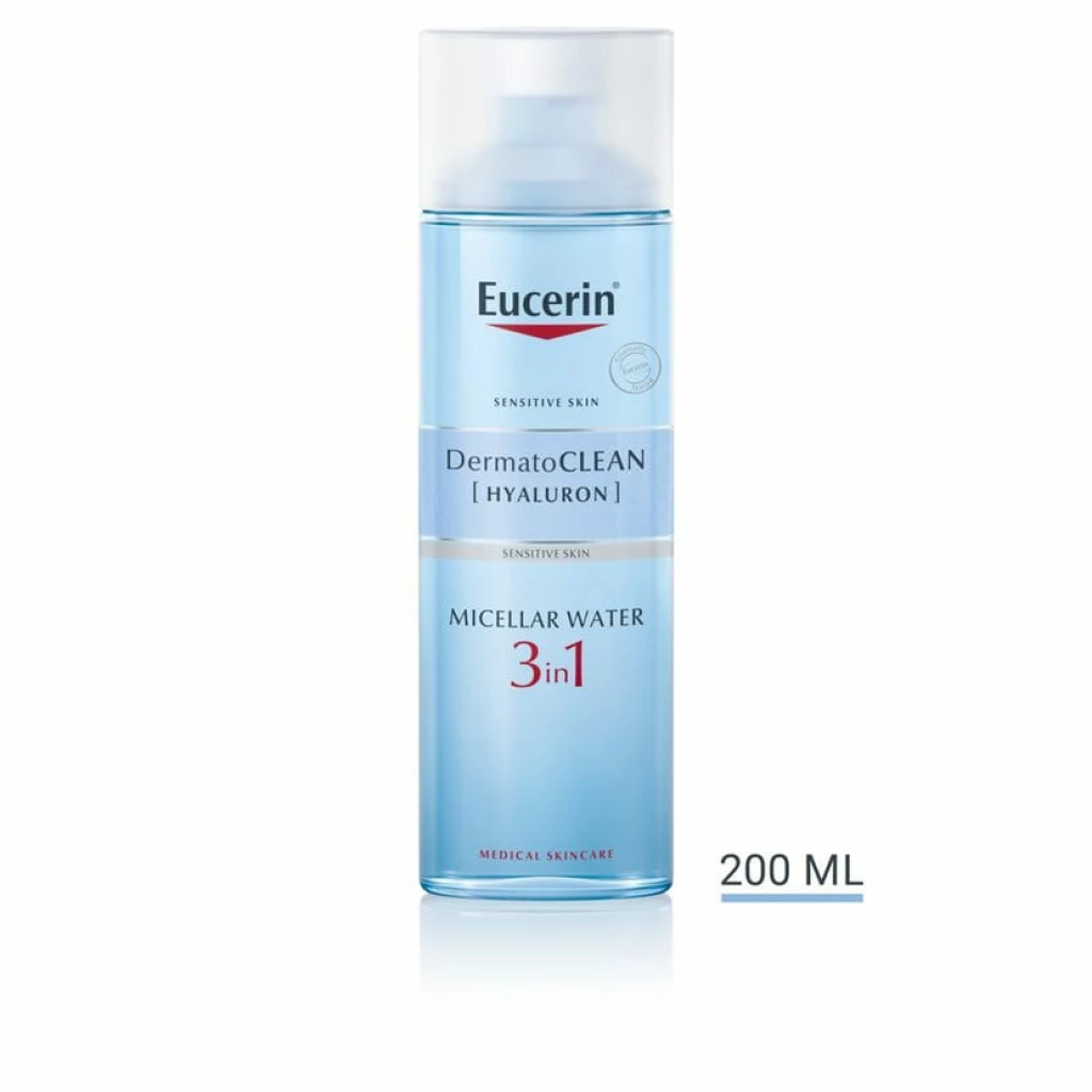 Eucerin DermatoCLEAN мицеларна вода 3 во 1 200мл Чистачи за Лице Kiwi.mk