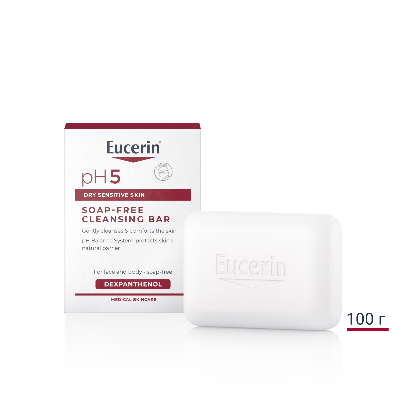 Eucerin pH5 Нежен Сапун за Чувствителна Кожа, 100g Бар Сапуни Kiwi.mk