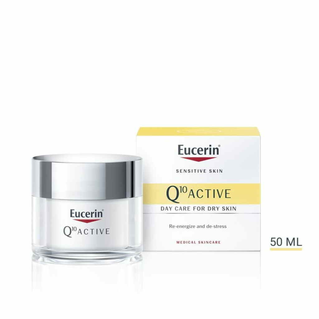 Eucerin Q10 Active Крем за Лице 50 мл Хидратација & Заштита Kiwi.mk