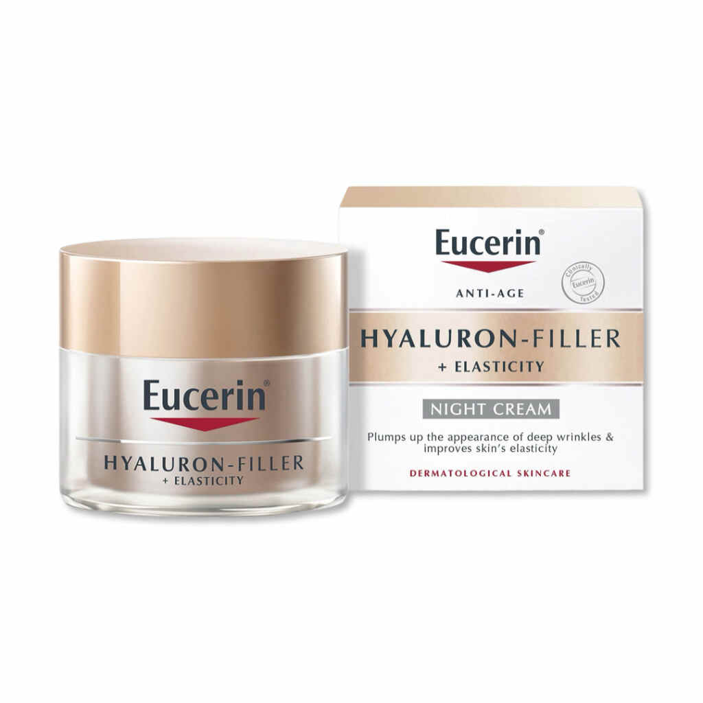 Eucerin Hyaluron-Filler + Elasticity ноќен крем против брчки 50мл Хигиена & Убавина Kiwi.mk