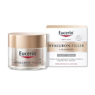Eucerin Hyaluron-Filler + Elasticity ноќен крем против брчки 50мл Дневна дампинг акција Kiwi.mk