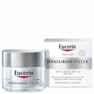 Eucerin Hyaluron-Filler + Volume-Lift дневен крем за сува кожа SPF15 50мл Дневна дампинг акција Kiwi.mk
