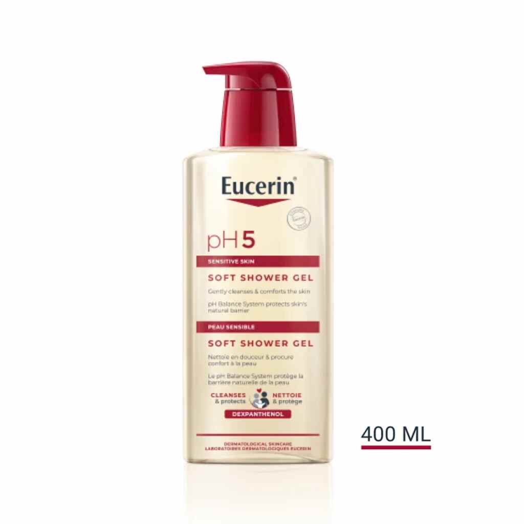 Eucerin pH5 Soft Shower нежен гел за туширање 400 мл Хигиена & Убавина Kiwi.mk