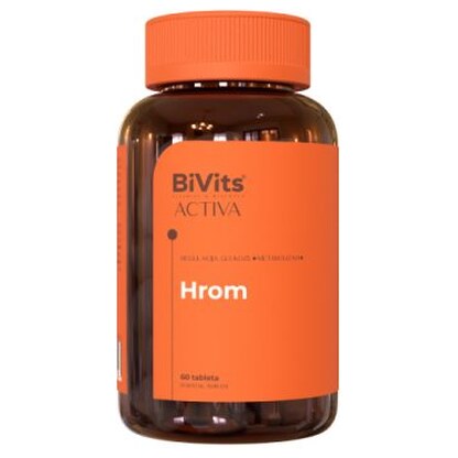 BiVits ACTIVA Hrom 200 µg таблети x60 Хром Kiwi.mk