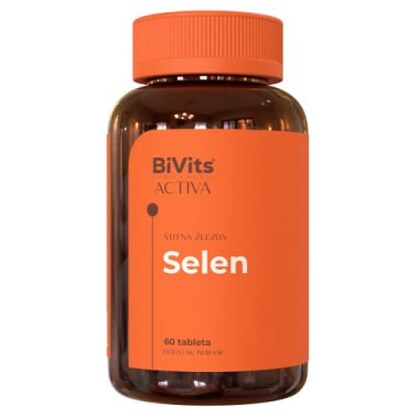 BiVits ACTIVA Selen таблети x60 Селен Kiwi.mk BiVits ACTIVA Selen таблети x60 Селен Kiwi.mk