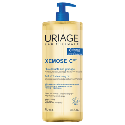 Uriage Xemose Смирувачко масло за миење 1 L Екзема Kiwi.mk