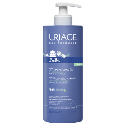 Uriage Bebe 1ere Крема за миење 500 ml, двојно пакување Бебе Козметика Kiwi.mk