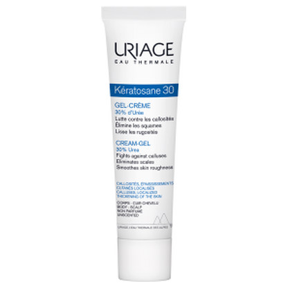 Uriage Kératosane 30 Гел-крема за задебелена кожа 40 ml Стапала Kiwi.mk Uriage Kératosane 30 Гел-крема за задебелена кожа 40 ml Стапала Kiwi.mk