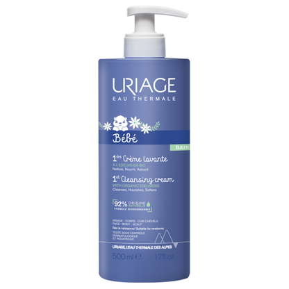 Uriage Bébé 1ère Крема за миење 500 ml Бебе Козметика Kiwi.mk