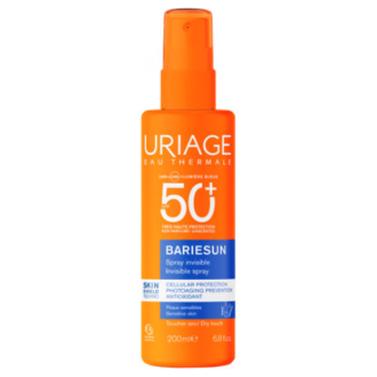 Uriage Bariésun невидлив спреј за сонце SPF50+ без парфем 200 ml Заштита од Сонце Kiwi.mk