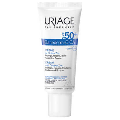 Uriage Bariéderm Cica крем Cu-Zn SPF50+ 40 ml Дерматолошки Препарати Kiwi.mk