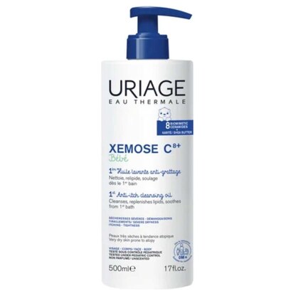 Uriage Bébé 1ère Смирувачко масло за капење 500 ml Бебе Козметика Kiwi.mk Uriage Bébé 1ère Смирувачко масло за капење 500 ml Бебе Козметика Kiwi.mk