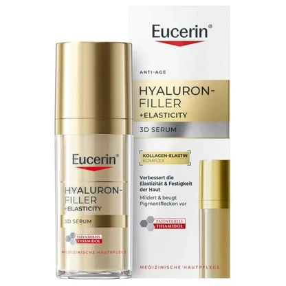 Eucerin Hyaluron-Filler + Elasticity 3D Serum 30 ml — еластичност и дамки Брчки & Стареење Kiwi.mk