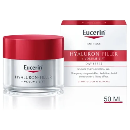 Eucerin Hyaluron-Filler + Volume-Lift дневна крема SPF 15, 50 ml Брчки & Стареење Kiwi.mk