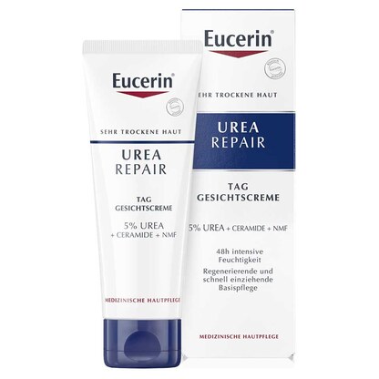 Eucerin UreaRepair дневна крема за лице 5% уреа 50 ml Хидратација & Заштита Kiwi.mk