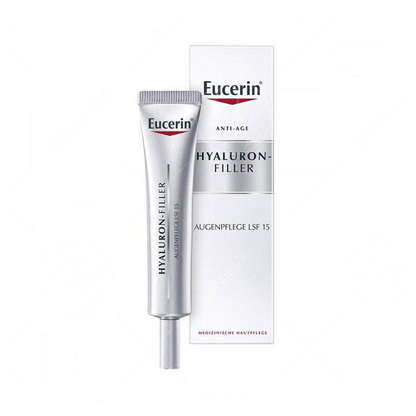 Eucerin Hyaluron-Filler 3x Effect крема за очи SPF 15, 15 ml Третман за Окулу Очи Kiwi.mk Eucerin Hyaluron-Filler 3x Effect крема за очи SPF 15, 15 ml Третман за Окулу Очи Kiwi.mk