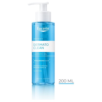Eucerin DermatoClean гел за чистење лице 200 ml Чистачи за Лице Kiwi.mk