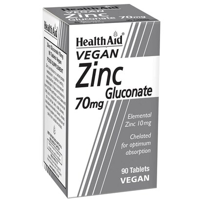 Healthaid Zinc Gluconate, 90 таблети — 10 mg цинк Цинк Kiwi.mk Healthaid Zinc Gluconate, 90 таблети — 10 mg цинк Цинк Kiwi.mk