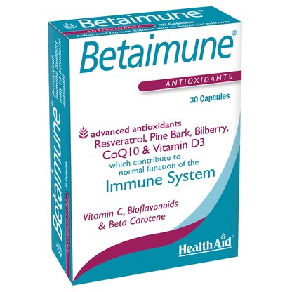 Healthaid betaimune® (vit a,c,e,selenium & zinc)-blister pack капсули, 30 Витамин Ц & Имунитет Kiwi.mk