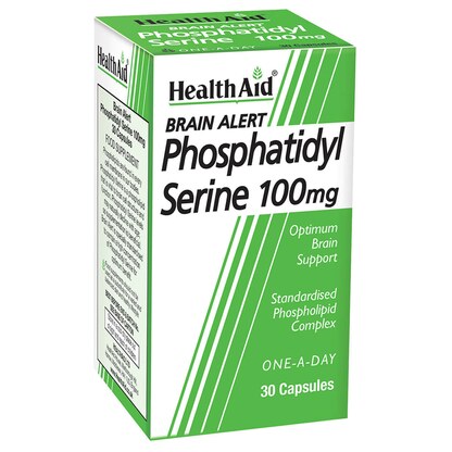 Healthaid Phosphatidyl Serine 100 mg, 30 капсули — когнитивна поддршка Меморија и концентрација Kiwi.mk Healthaid Phosphatidyl Serine 100 mg, 30 капсули — когнитивна поддршка Меморија и концентрација Kiwi.mk