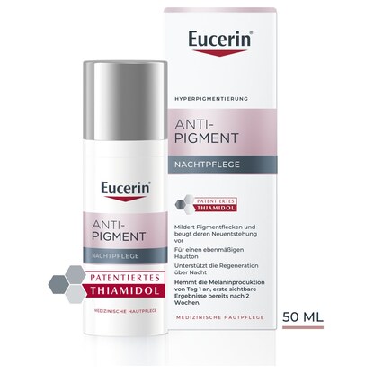 Eucerin Anti-Pigment Night крема 50 ml — ноќна нега на дамки Третмани за Белење Кожа Kiwi.mk Eucerin Anti-Pigment Night крема 50 ml — ноќна нега на дамки Третмани за Белење Кожа Kiwi.mk