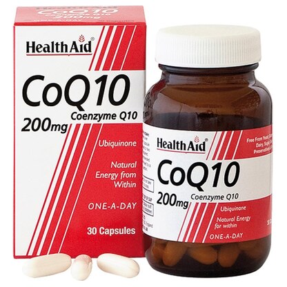 Healthaid CoQ10 200 mg, 30 капсули — коензим Q10 CoQ10 Kiwi.mk Healthaid CoQ10 200 mg, 30 капсули — коензим Q10 CoQ10 Kiwi.mk