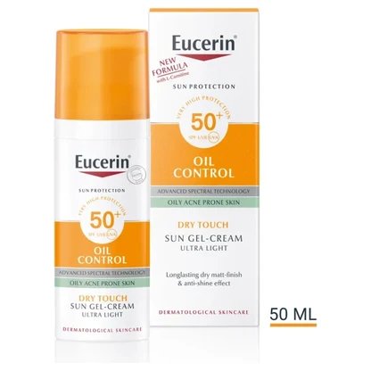 Eucerin Sun Face Oil Control Gel-Cream SPF 50+, 50 ml Заштита од Сонце Kiwi.mk