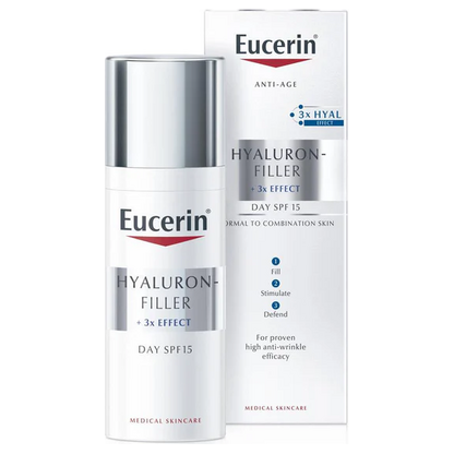 Eucerin Hyaluron-Filler Light дневна крема SPF 15 50 ml Брчки & Стареење Kiwi.mk