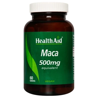 Healthaid Maca 500 mg, 60 таблети — мака за виталност Виталност и либидо Kiwi.mk