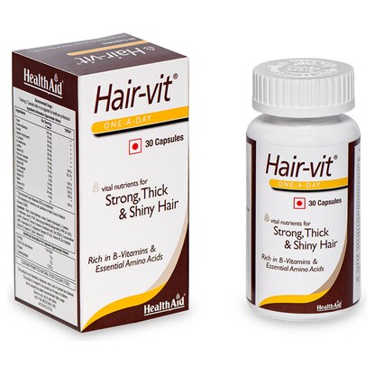 Healthaid Hair-vit, 30 капсули — комплекс за коса кожа и нокти Kiwi.mk Healthaid Hair-vit, 30 капсули — комплекс за коса кожа и нокти Kiwi.mk