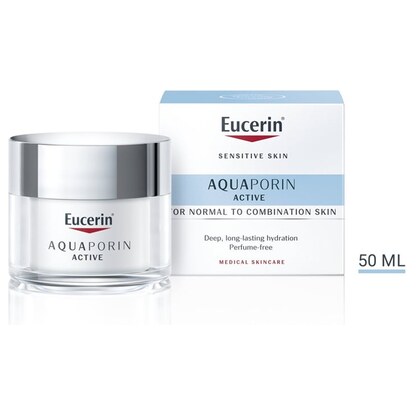 Eucerin AQUAporin ACTIVE крема 50 ml — лесна хидратација Хидратација & Заштита Kiwi.mk Eucerin AQUAporin ACTIVE крема 50 ml — лесна хидратација Хидратација & Заштита Kiwi.mk