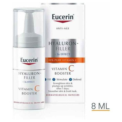 Eucerin Hyaluron-Filler Vitamin C Booster 8 ml — свежо активиран Витамин Ц Брчки & Стареење Kiwi.mk