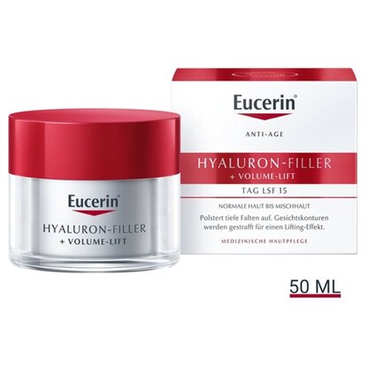 Eucerin Hyaluron-Filler + Volume-Lift дневна крема SPF 15 50 ml Брчки & Стареење Kiwi.mk