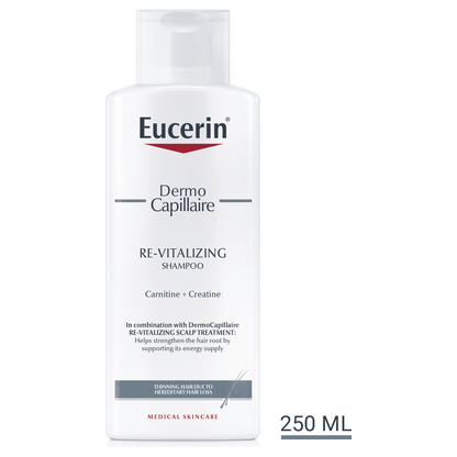 Eucerin DermoCapillaire Re-Vitalizing Shampoo, 250 ml Шампони & Регенератори Kiwi.mk Eucerin DermoCapillaire Re-Vitalizing Shampoo, 250 ml Шампони & Регенератори Kiwi.mk