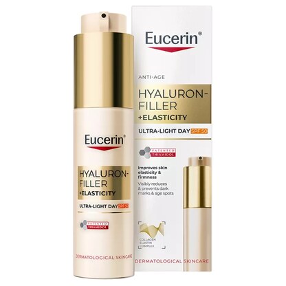Eucerin Hyaluron-Filler + Elasticity Ultra-light SPF 50 50 ml Брчки & Стареење Kiwi.mk