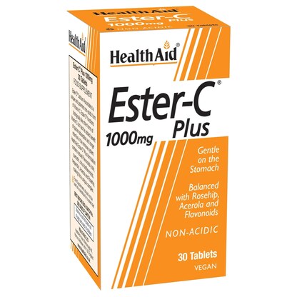 Healthaid Ester-C 1000 mg, 30 таблети — витамин C Витамин C Kiwi.mk