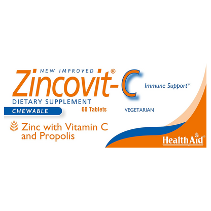 Healthaid Zincovit-C, 60 таблети — цинк и витамин C Имунитет Kiwi.mk