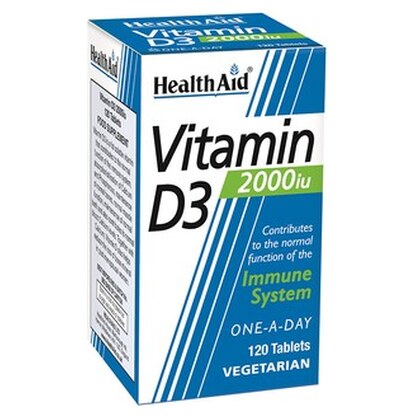 Healthaid Vitamin D3 2000 IU, 120 таблети Витамин D Kiwi.mk