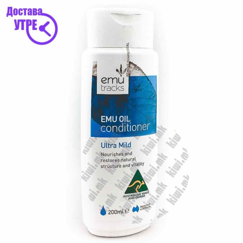 Emu tracks emu oil conditioner ultra mild регенератор за коса од масло од ему, 200мл Шампони & Регенератори Kiwi.mk