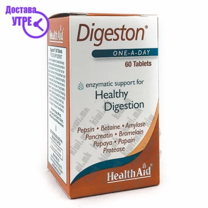 Healthaid® digeston® max ензимска поткрепа за правилна дигестија таблети, 60 Дигестија & Ензими Kiwi.mk