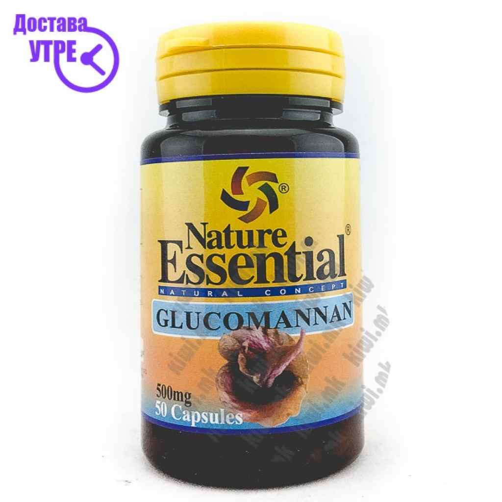 Nature essential glucomannan капсули, 50 Слабеење Kiwi.mk