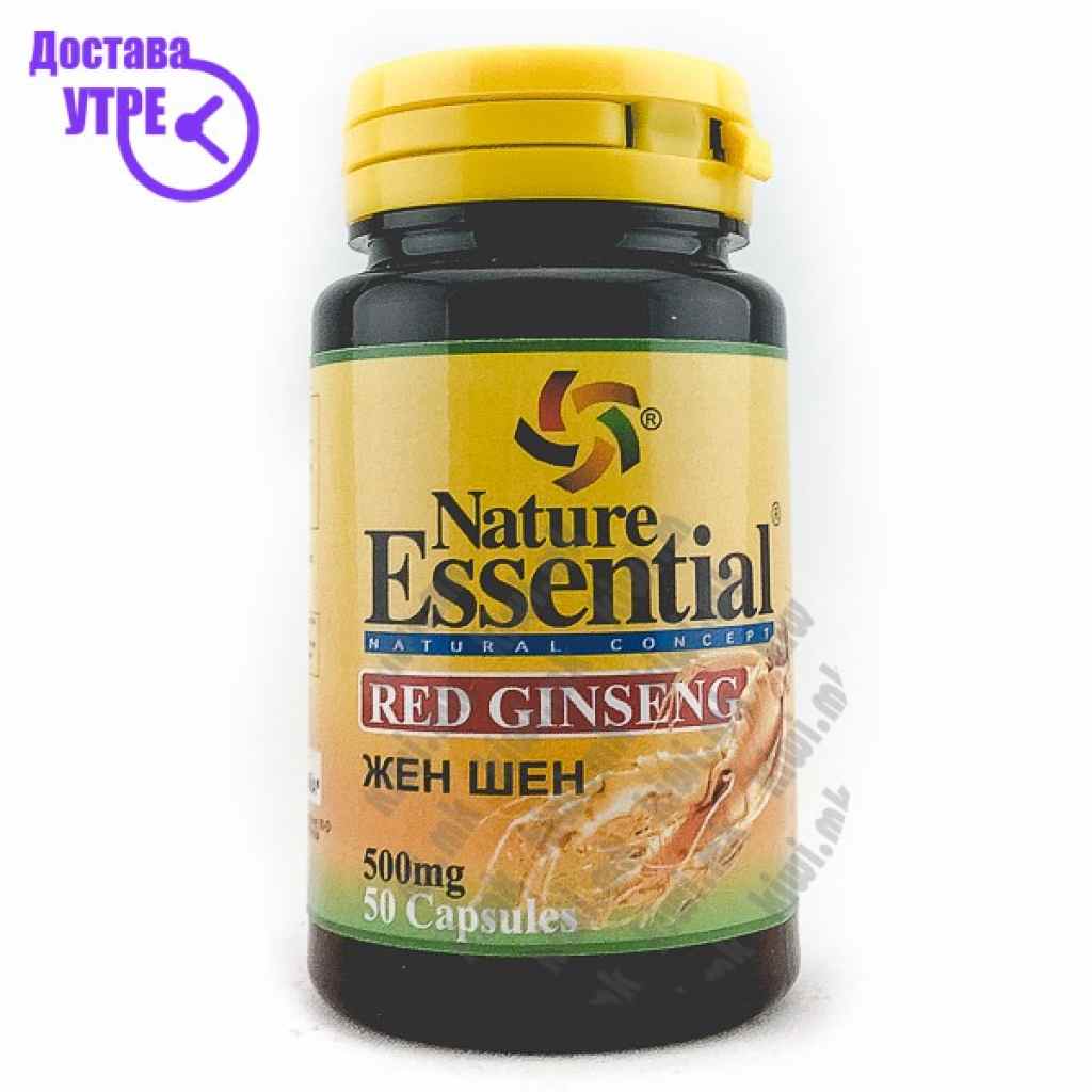 Nature essential red ginseng црвен женшен капсули, 50 Енергија Kiwi.mk