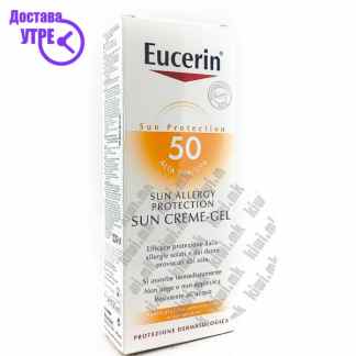 Eucerin allergy protection sun crème-gel spf 50 гел-крема за заштита од алергија со спф 50, 150мл Дневна дампинг акција Kiwi.mk