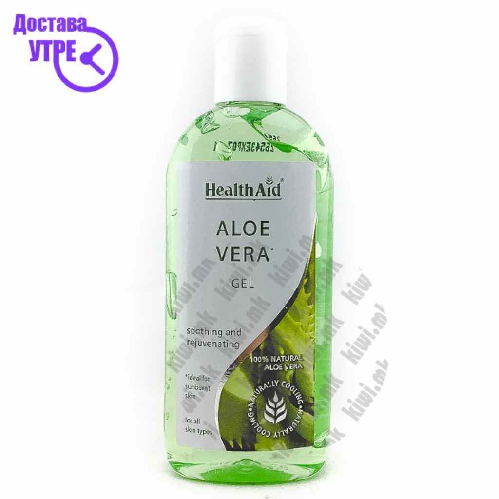 Healthaid aloe vera gel 250ml гел за нега на кожа, 250мл Масла за Тело Kiwi.mk