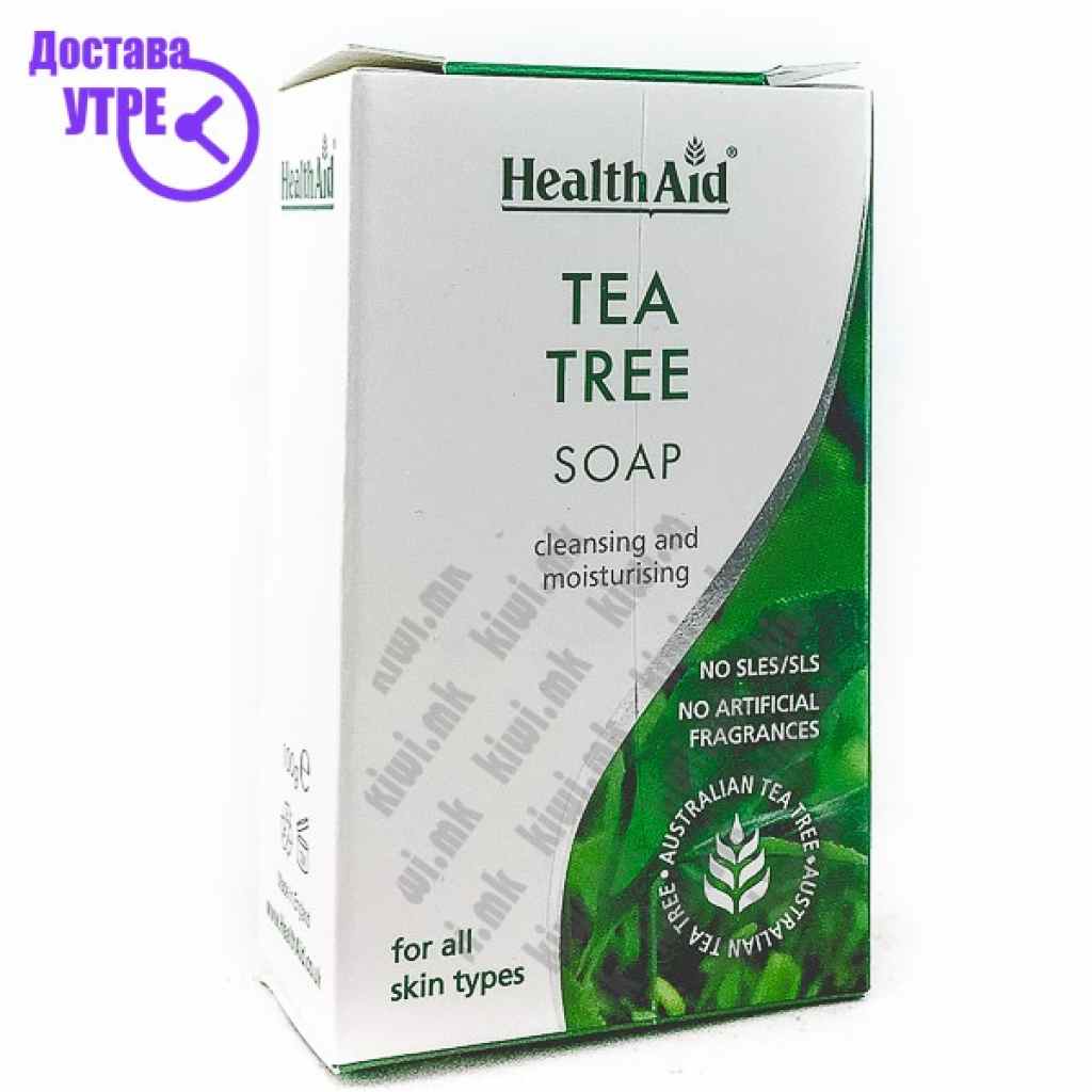 Healthaid tea tree oil soap 100g сапун од чајно дрво, 100г Бар Сапуни Kiwi.mk