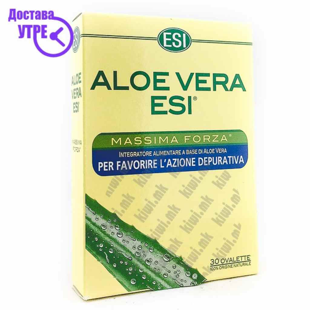 Esi aloe vera maximum strength таблети, 30 Алое Kiwi.mk