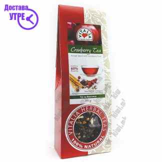 Vitalia cranberry tea 60% чај од брусница, 100г Чај Kiwi.mk