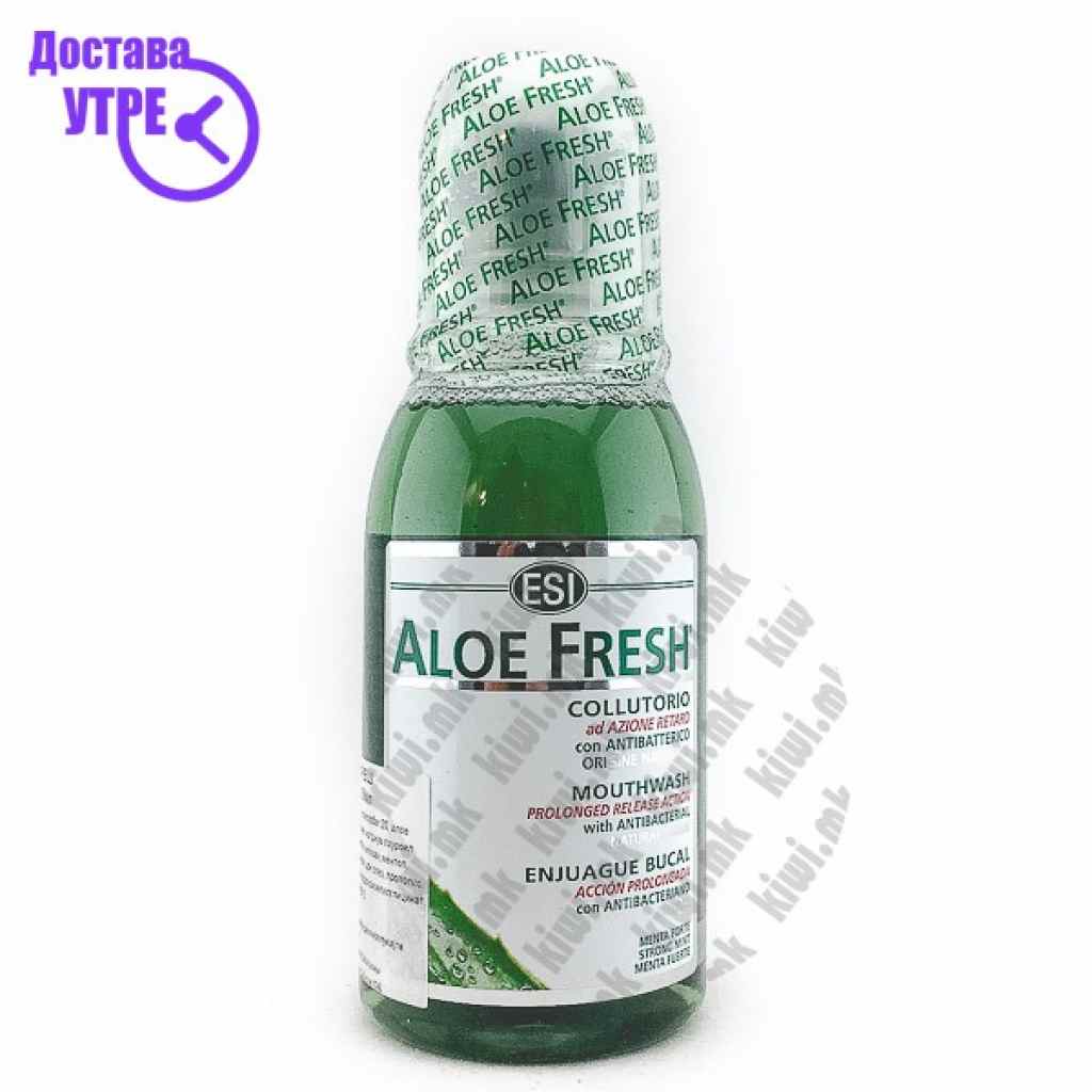 Esi aloe fresh mouthwash течност за плaкнење на уста, 500мл Течност за Уста Kiwi.mk