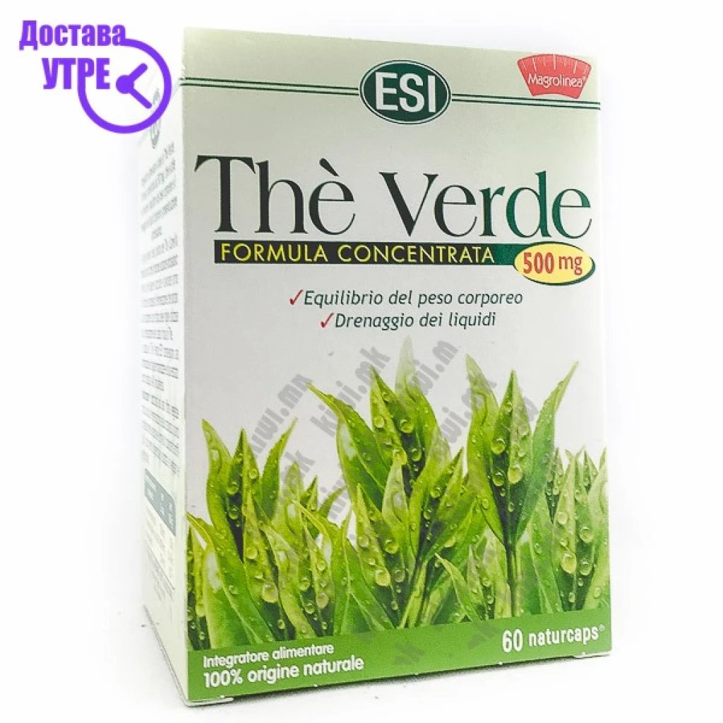 Esi the verde зелен чај капсули, 60 Чај Kiwi.mk